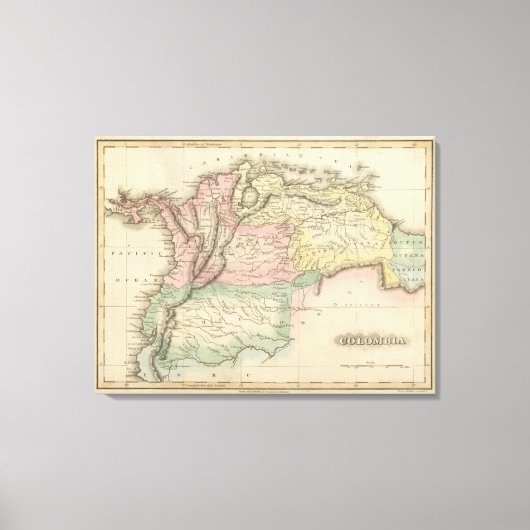 Kolumbien 4 leinwanddruck (Vorderseite)