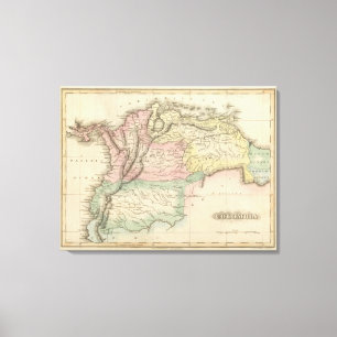 Kolumbien 4 leinwanddruck