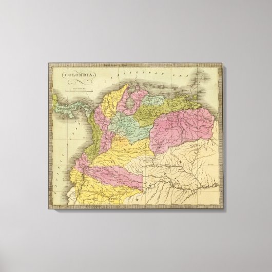 Kolumbien 4 leinwanddruck (Vorderseite)