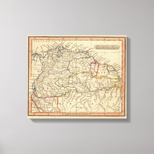 Kolumbien 5 leinwanddruck (Vorderseite)