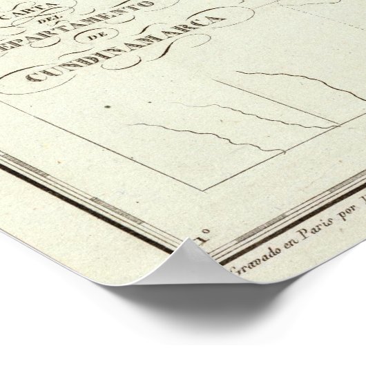 Kolumbien 5 poster (Ecke)