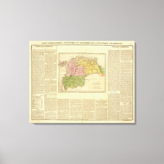 Kolumbien 6 leinwanddruck (Vorderseite)