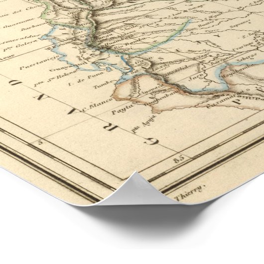 Kolumbien 6 poster (Ecke)