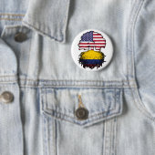 Kolumbien - Amerikanische Tree Roots Flag Button (Beispiel)