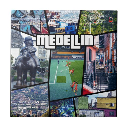 Kolumbien Antioquia Medellin Fliese (Vorderseite)