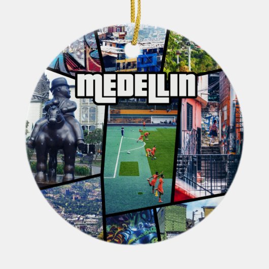 Kolumbien Antioquia Medellin Keramik Ornament (Vorne)