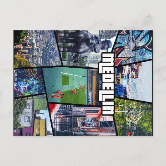 Kolumbien Antioquia Medellin Postkarte (Vorderseite)