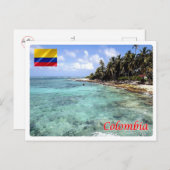 Kolumbien - Archipel von San Andrés - Postkarte (Vorne/Hinten)
