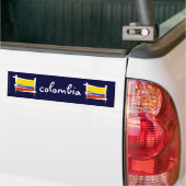 Kolumbien-Bürsten-Flagge Autoaufkleber (Auf Lkw)