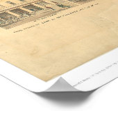 Kolumbien, CA. Panoramakarte 1855 (0441A) Poster (Ecke)