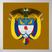 Kolumbien COA Poster (Vorne)