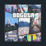 Kolumbien Cundinamarca Bogota Magnet<br><div class="desc">Cooles Stadtdesign mit Mix-Bildern der Stadt Bogota Kolumbien.</div>