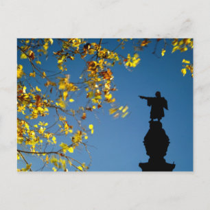 Kolumbien-Denkmal, Barcelona, Spanien Postkarte