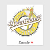 Kolumbien erforschen Wunderland Aufkleber (Blatt)