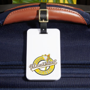 Kolumbien erforschen Wunderland Gepäckanhänger