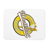 Kolumbien erforschen Wunderland Magnet (Horizontal)