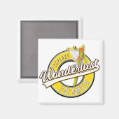 Kolumbien erforschen Wunderland Magnet (Vorderseite/Rückseite)