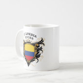 Kolumbien-Felsen Kaffeetasse (Vorderseite Links)