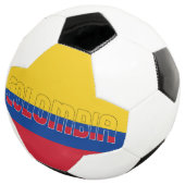 Kolumbien Flag Adortable Patriotic Fußball (Dreiviertel)