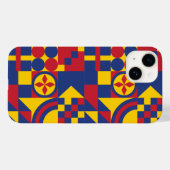 Kolumbien Flag farbenfrohe Muster Case-Mate iPhone Hülle (Rückseite (Horizontal))
