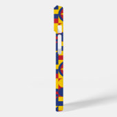 Kolumbien Flag farbenfrohe Muster Case-Mate iPhone Hülle (Rückseite / Links)