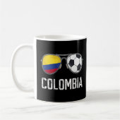 Kolumbien Flag & Football Sunglass kolumbianischen Kaffeetasse (Links)