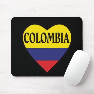Kolumbien Flag Herzmousepad Mousepad