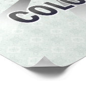 Kolumbien Flag Map 2.0 Poster (Ecke)