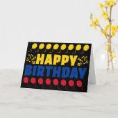 Kolumbien Flag Patriotic Geburtstag Karte (Gelbe Blume)