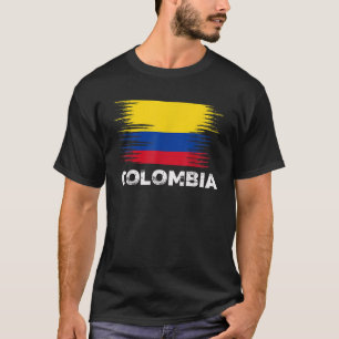 Kolumbien Flag Sport Soccer Fußball Geschenk T-Shirt