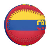 Kolumbien Flag und Coat of Arms Patriotic Baseball (Vorderseite Links)