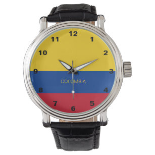 Kolumbien Flag Watch Armbanduhr