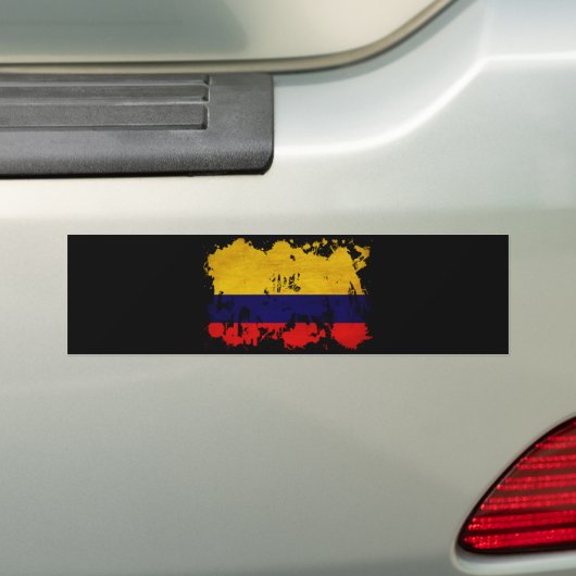 Kolumbien-Flagge Autoaufkleber (Auf Auto)