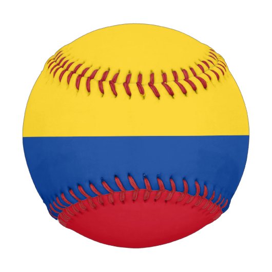 Kolumbien-Flagge Baseball (Vorderseite)