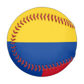 Kolumbien-Flagge Baseball (Vorderseite Links)