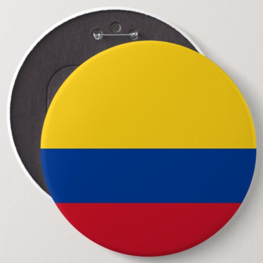 Kolumbien-Flagge Button (Vorne & Hinten)