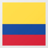 Kolumbien-Flagge Fensteraufkleber (Blatt)