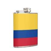 Kolumbien-Flagge Flachmann (Rechts)