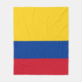 Kolumbien-Flagge Fleecedecke (Vorderseite)