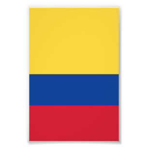 Kolumbien-Flagge Fotodruck