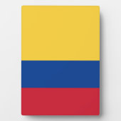 Kolumbien-Flagge Fotoplatte (Vorderseite)
