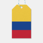 Kolumbien-Flagge Geschenkanhänger (Vorderseite)