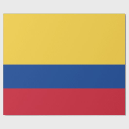 Kolumbien-Flagge Geschenkpapier (Flach)