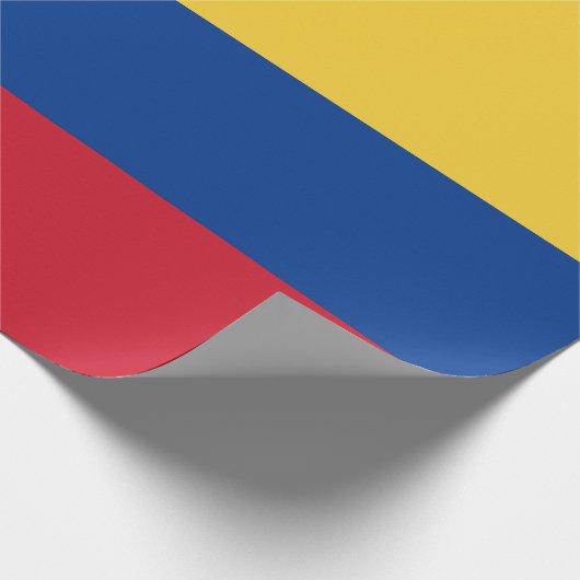 Kolumbien-Flagge Geschenkpapier (Ecke)