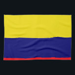 Kolumbien-Flagge Geschirrtuch<br><div class="desc">kolumbianische Flaggen-Designs</div>