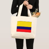 Kolumbien-Flagge Jumbo Stoffbeutel (Vorderseite (Produkt))