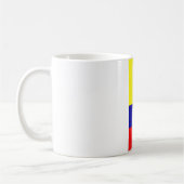 Kolumbien-Flagge Kaffeetasse (Links)