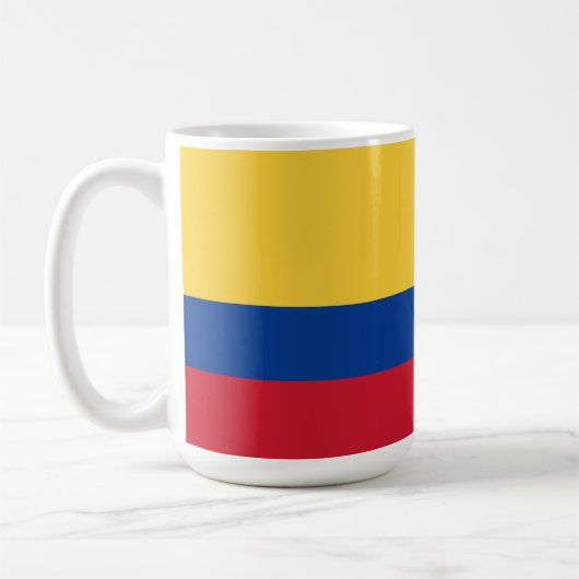Kolumbien-Flagge Kaffeetasse (Links)