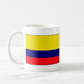 Kolumbien-Flagge Kaffeetasse (Links)