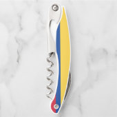 Kolumbien-Flagge Kellnermesser (Vorderseite)